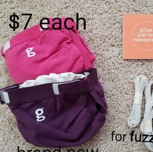 BN cloth diapers, inserts, etc.